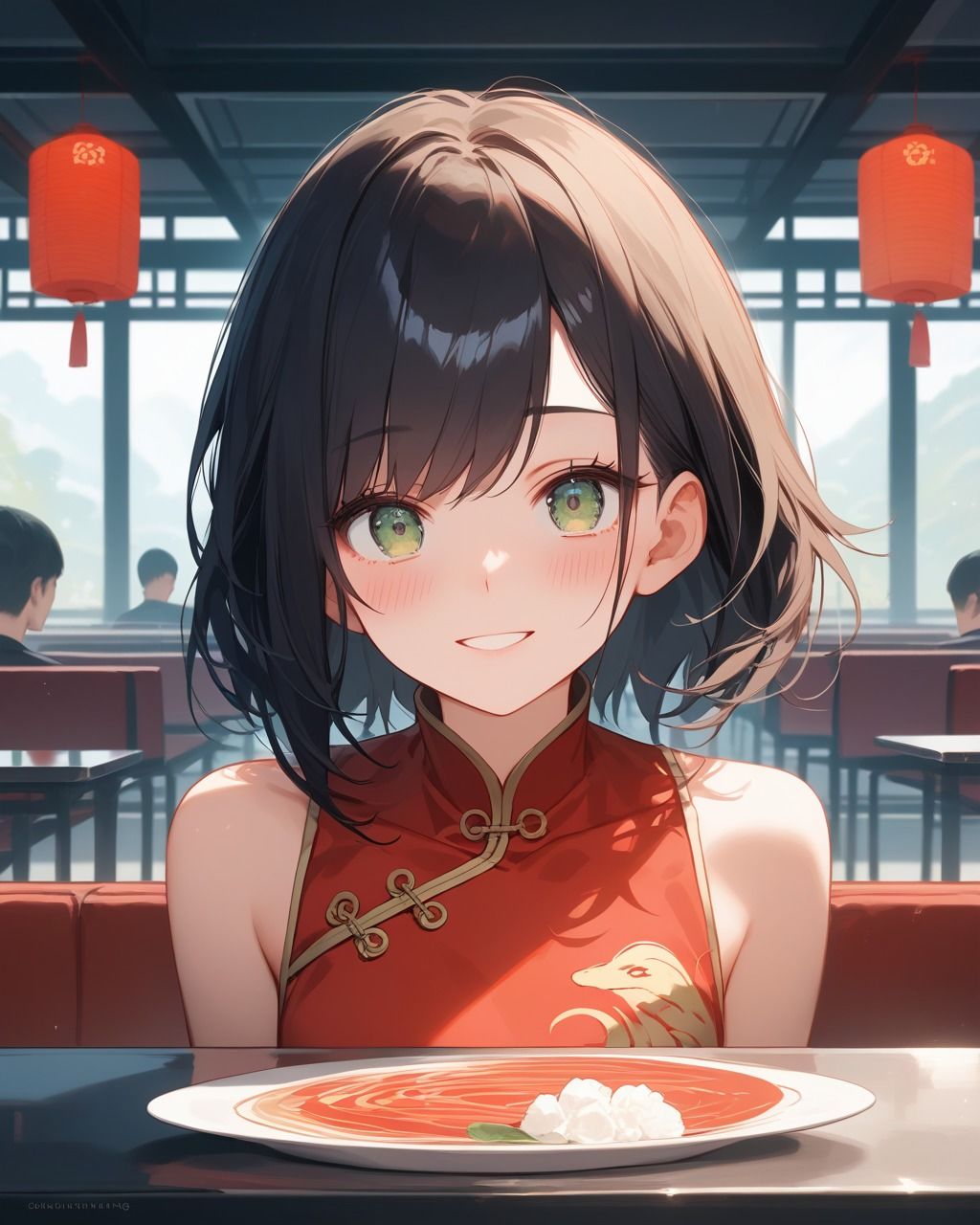 ちょっとエッチなチャイナ服美女 サンプル1ページ目