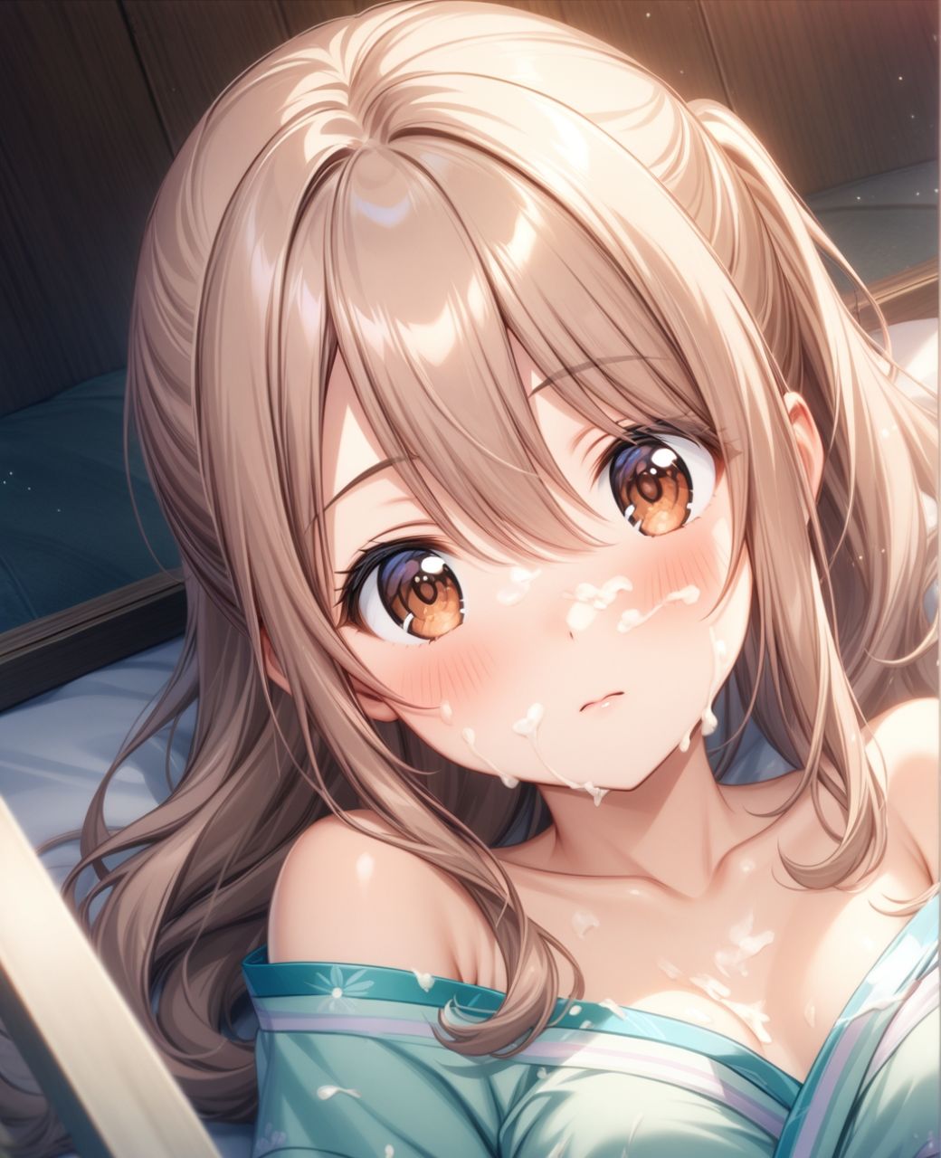 美少女羞恥 白濁デコレ・青〇七海（さくら荘のペットな彼女） サンプル1ページ目