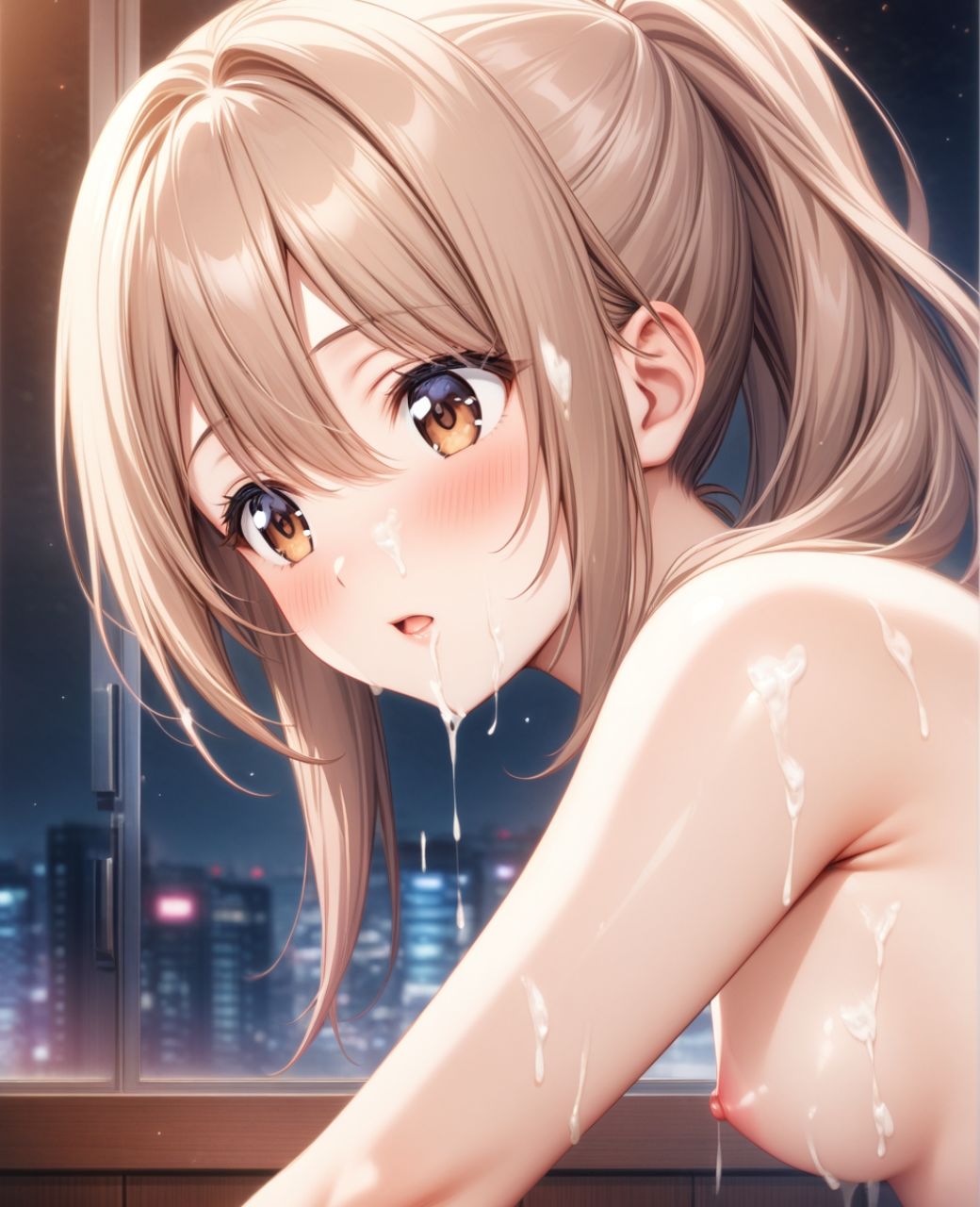 美少女羞恥 白濁デコレ・青〇七海（さくら荘のペットな彼女） サンプル8ページ目