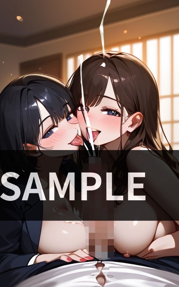 女性社員二人一組で 男性社員の性処理を行います。 サンプル5ページ目