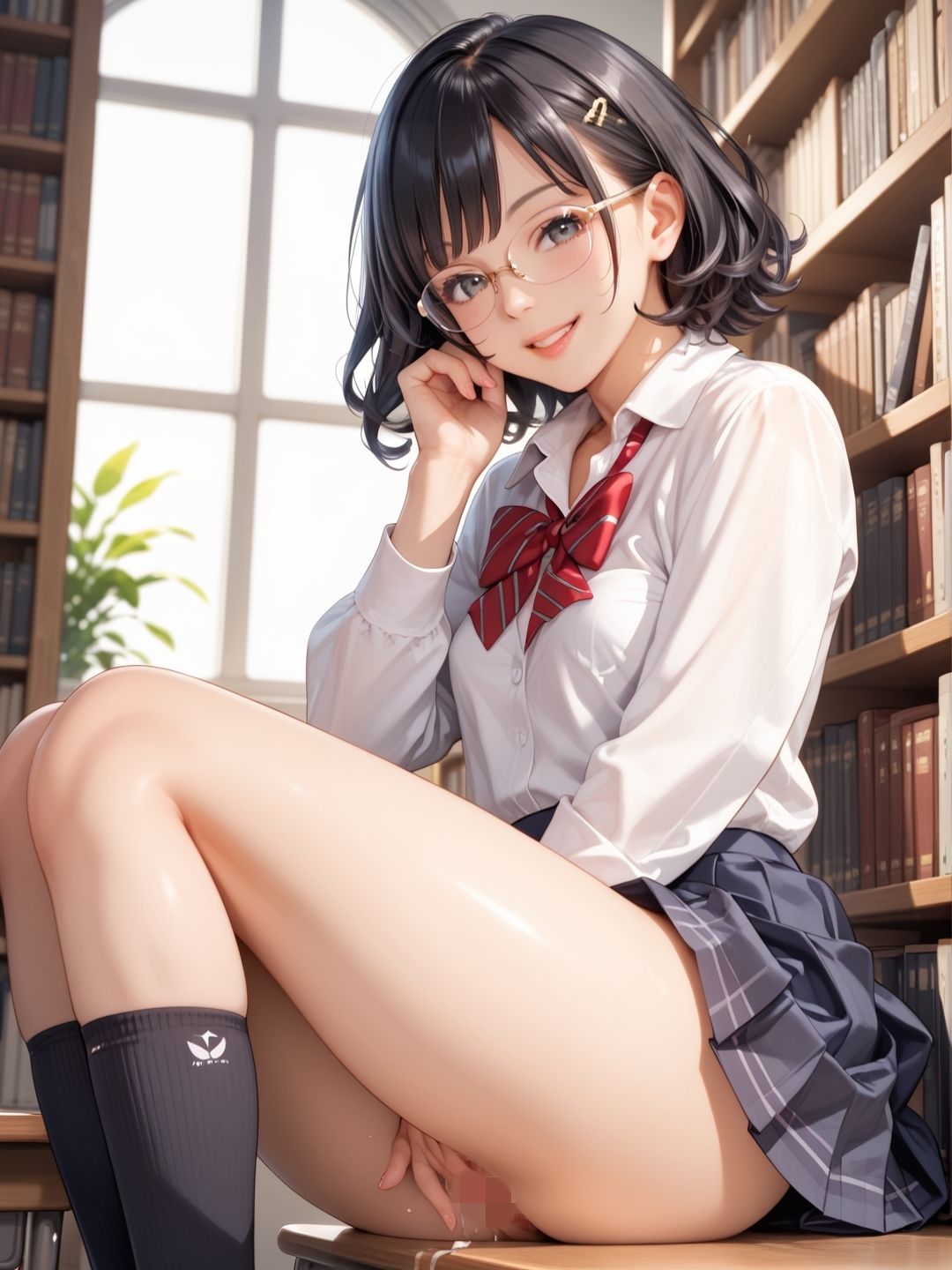学園性活！やりまくりな女子校生たち 6【メガネ美少女たちとやりまくり！美麗な収録200枚！】 サンプル10ページ目