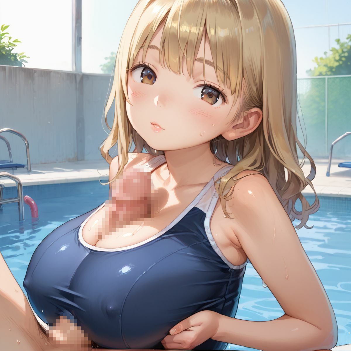 童顔巨乳女子校生のスクール水着がエロすぎる05 サンプル8ページ目