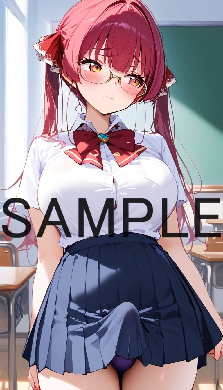 ふたなり化エッチ宝鐘マ〇ン サンプル6ページ目