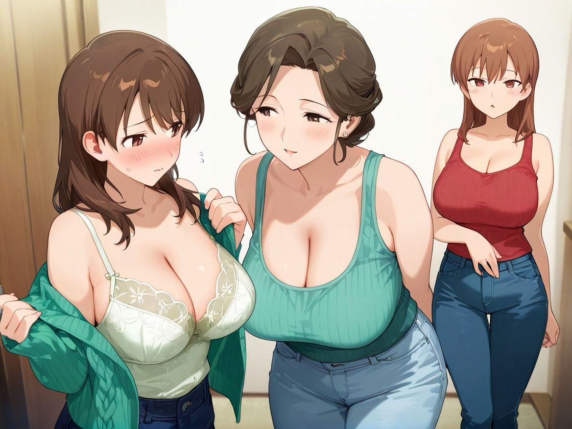 人妻発情 もっとかけて… 巨乳と吐息 サンプル1ページ目