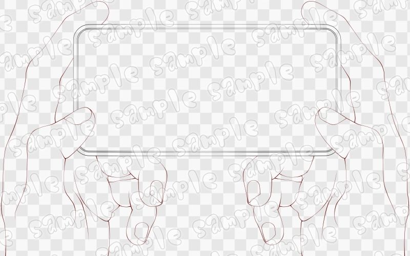 スマホ素材集 サンプル3ページ目