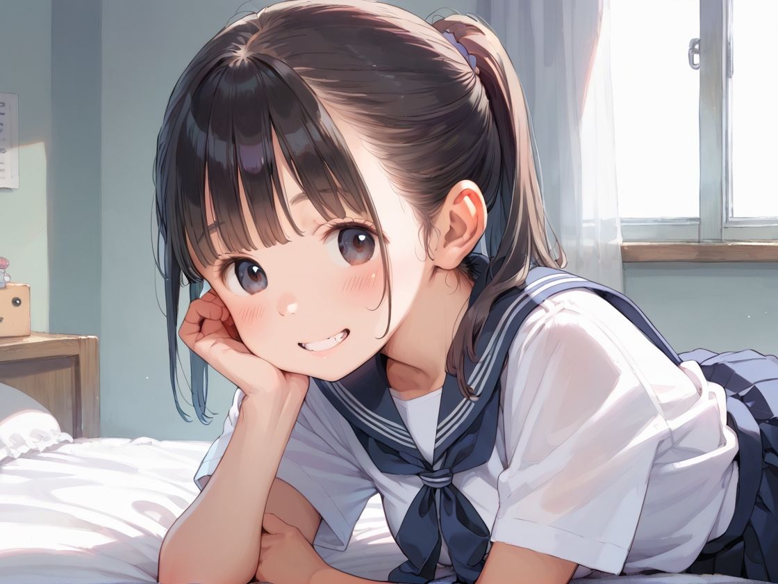 巨乳でえちえちな妹に種付けしてあげた サンプル1ページ目