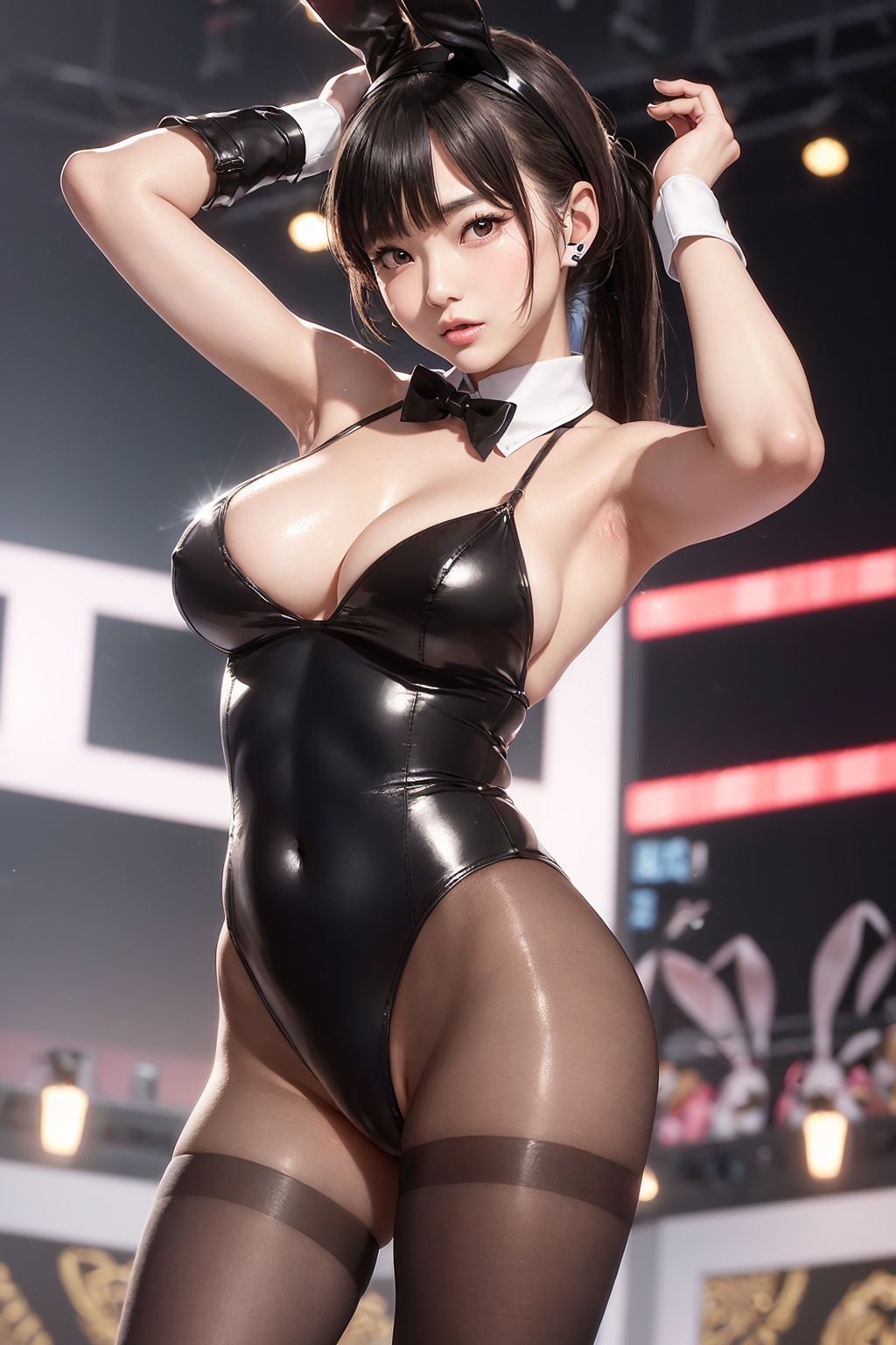 AI美女のバニーガール写真集4 サンプル8ページ目