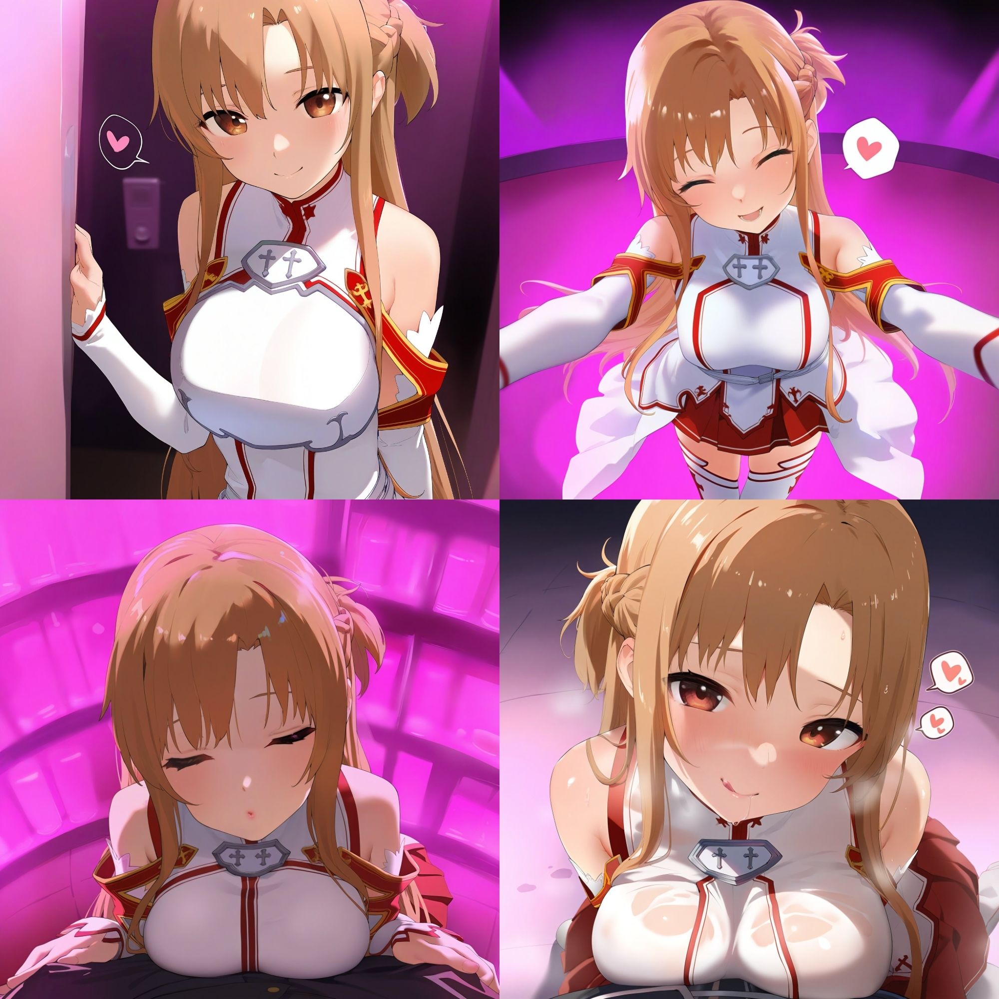 SA〇 アスナとイチャイチャソーププレイ サンプル1ページ目