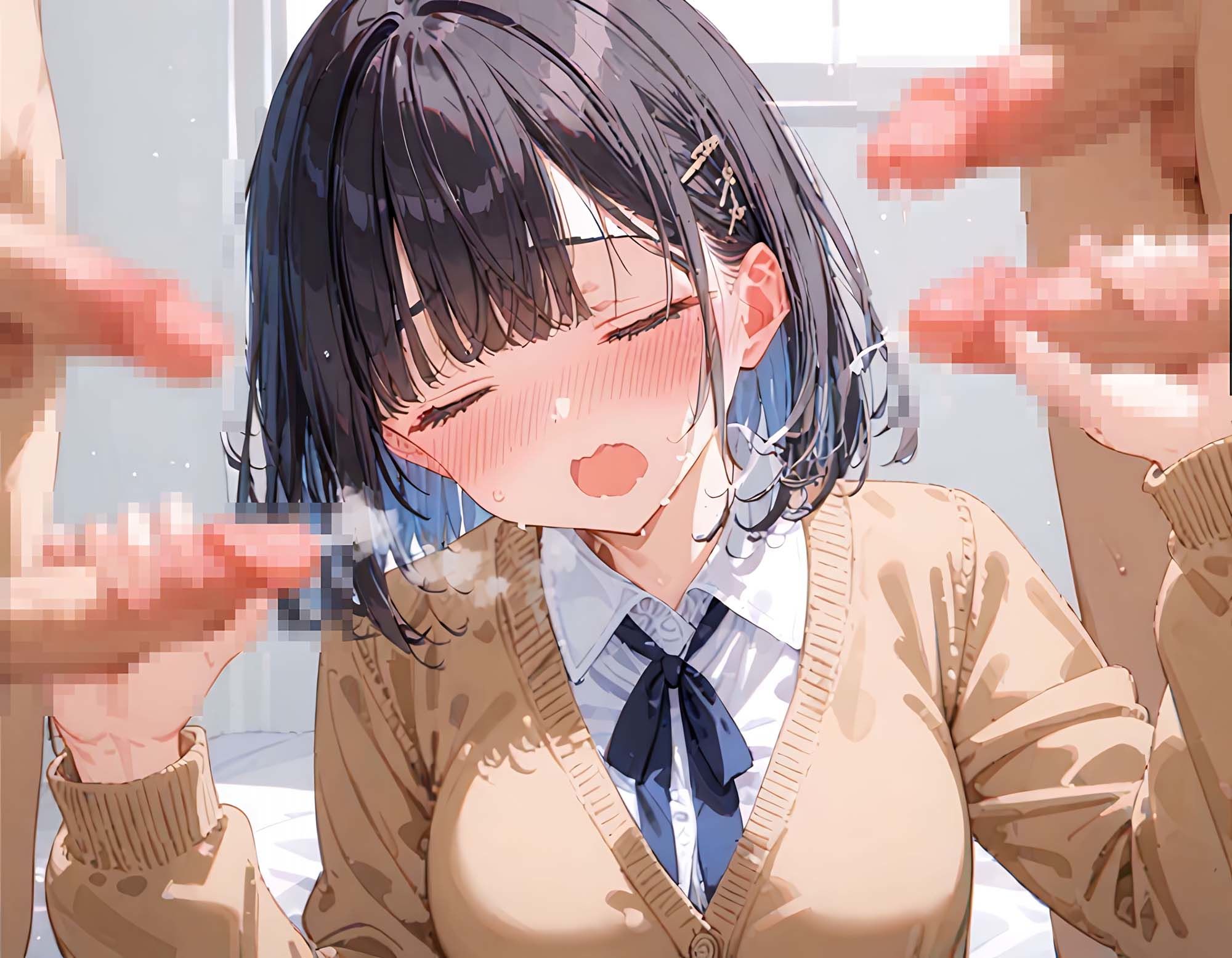 【淡姫シリーズ】学校イチの絶対的美少女が男子生徒の玩具と化す サンプル6ページ目