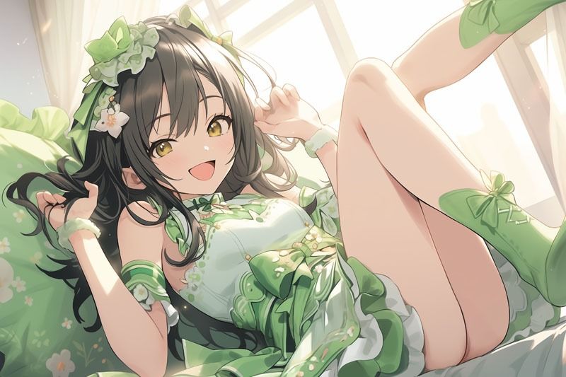 【ドレス美少女36】バレリーナ＆アイドル衣装〜美少女たちが紡ぐ、静寂のひととき サンプル3ページ目
