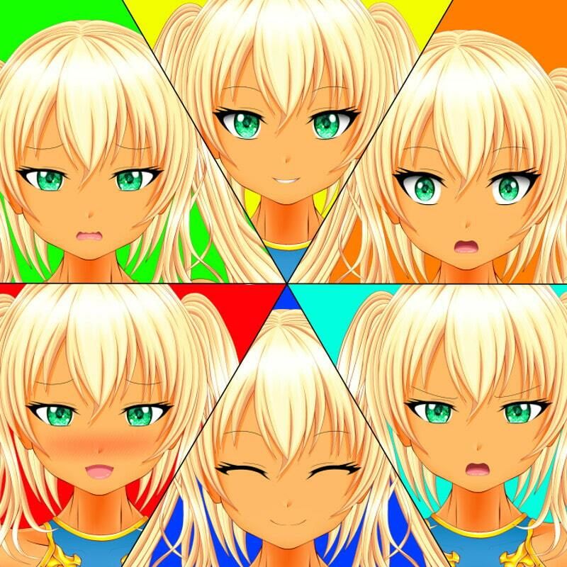 キャラ立ち絵素材集 サンプル2ページ目