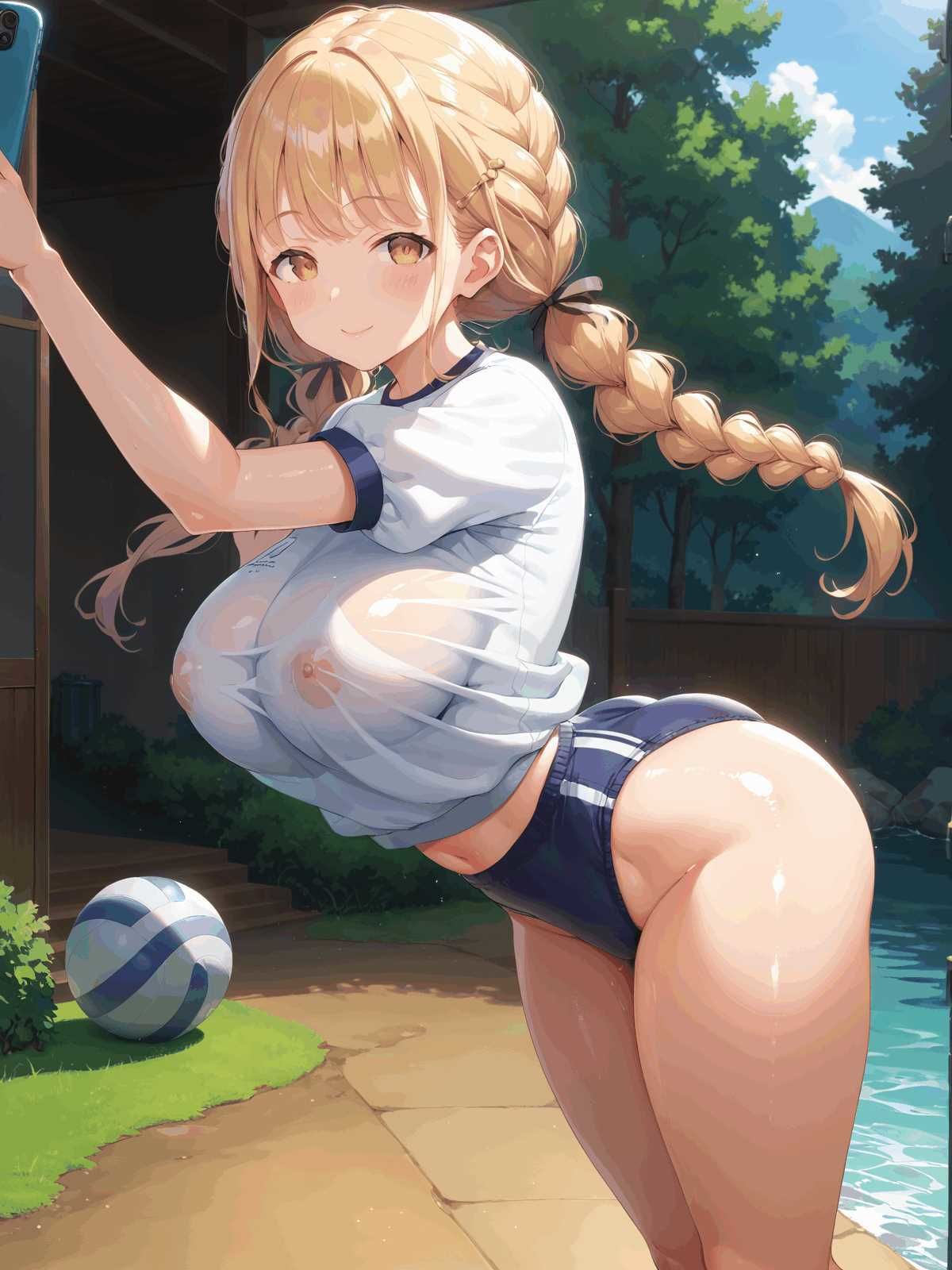 学園アイドルブルマスター サンプル1ページ目