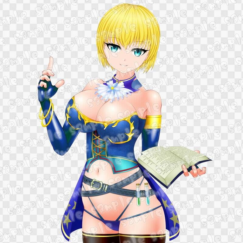 キャラ立ち絵素材集2 サンプル3ページ目