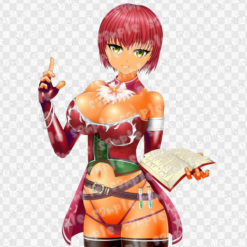 キャラ立ち絵素材集2 サンプル4ページ目