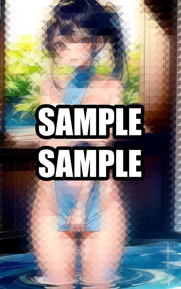 お風呂のふんどし美女イラスト集 サンプル2ページ目