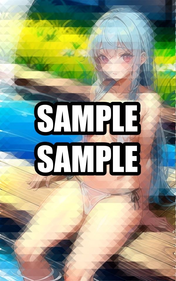 お風呂のふんどし美女イラスト集 サンプル4ページ目