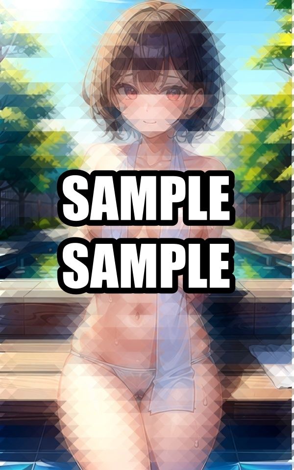 お風呂のふんどし美女イラスト集 サンプル7ページ目