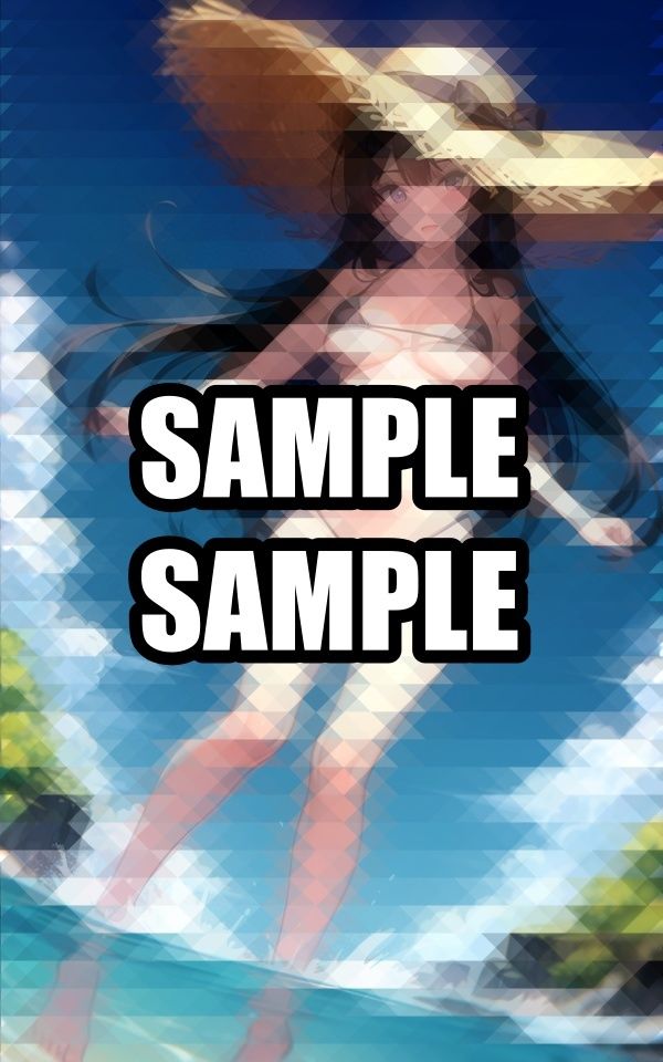 海ではしゃぐビキニ美女イラスト集 サンプル8ページ目