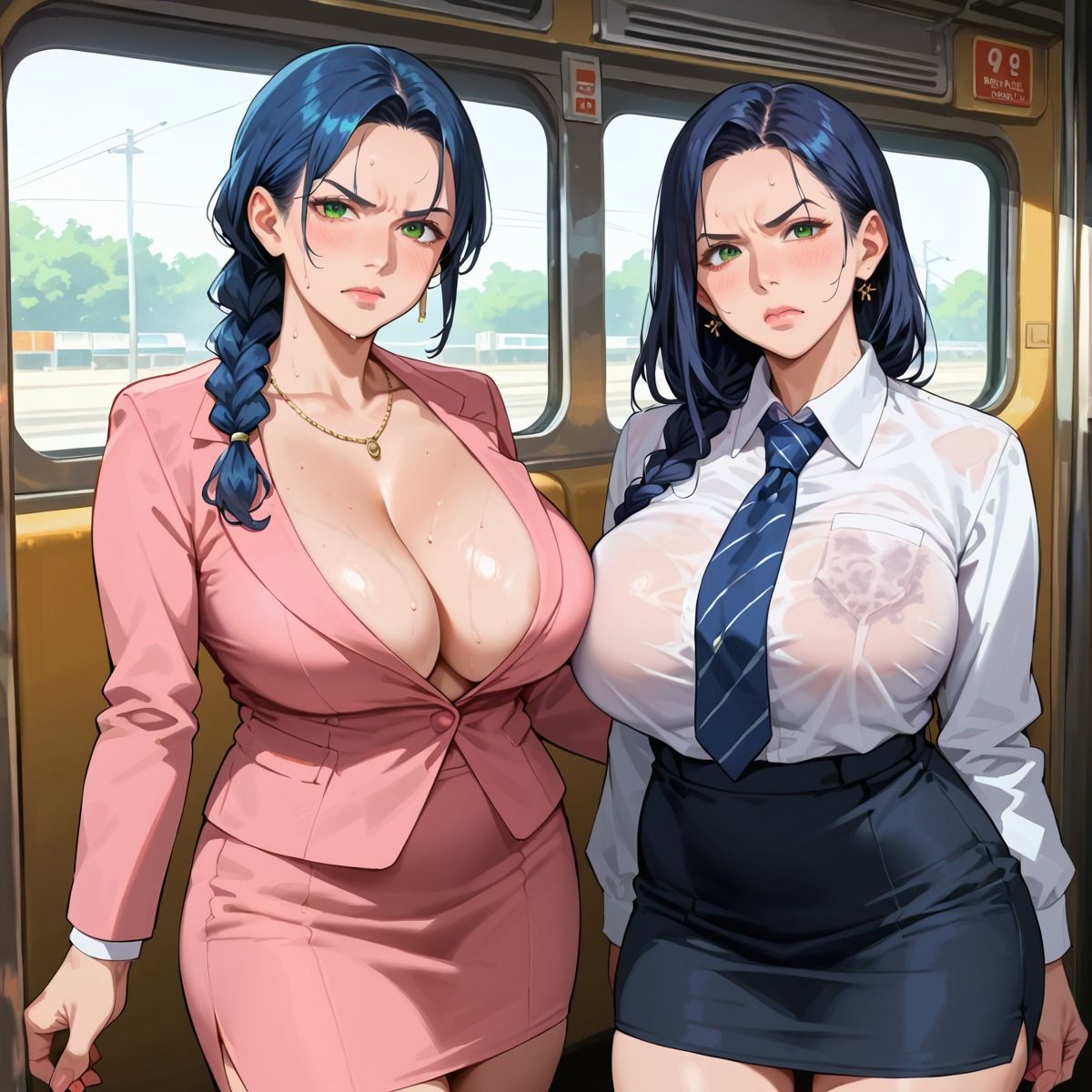 ムチムチ！はたらく女の欲情電車 サンプル4ページ目