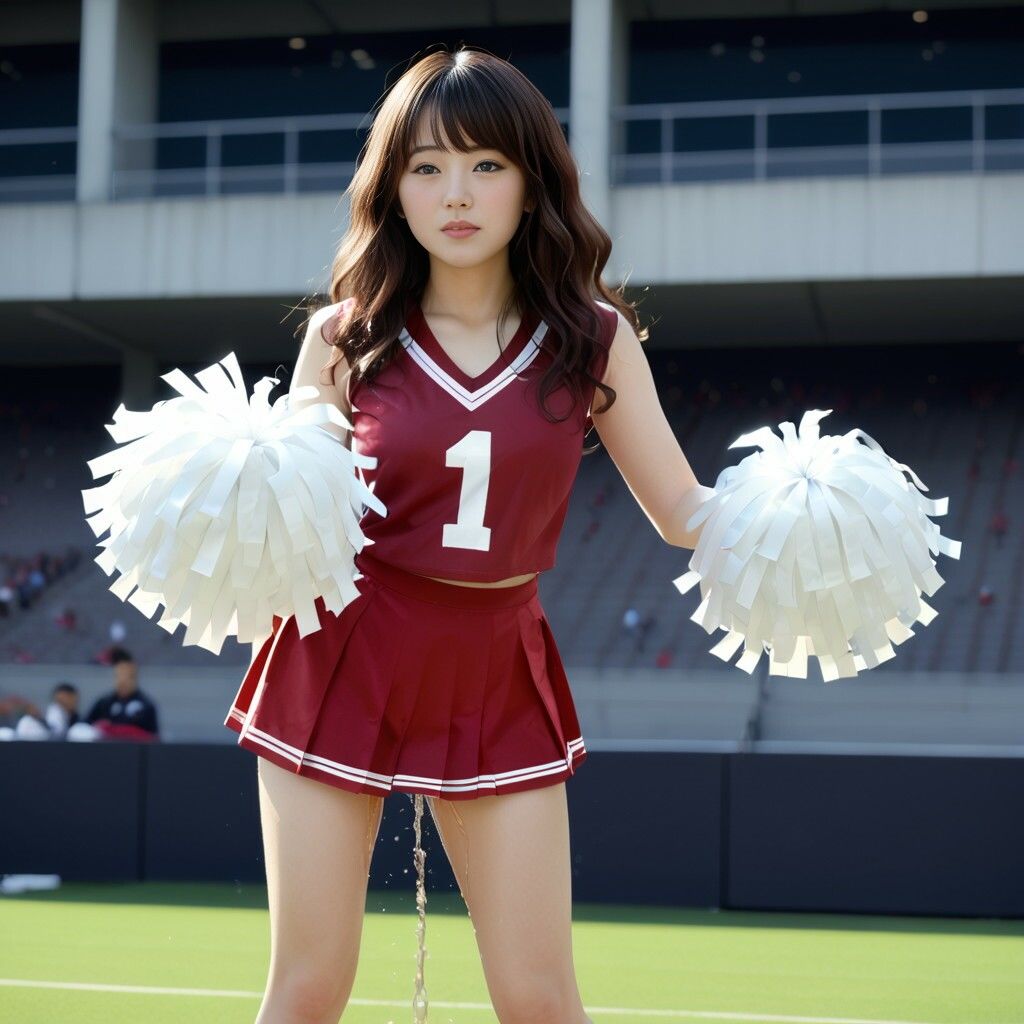 おもらしチアリーダー サンプル3ページ目