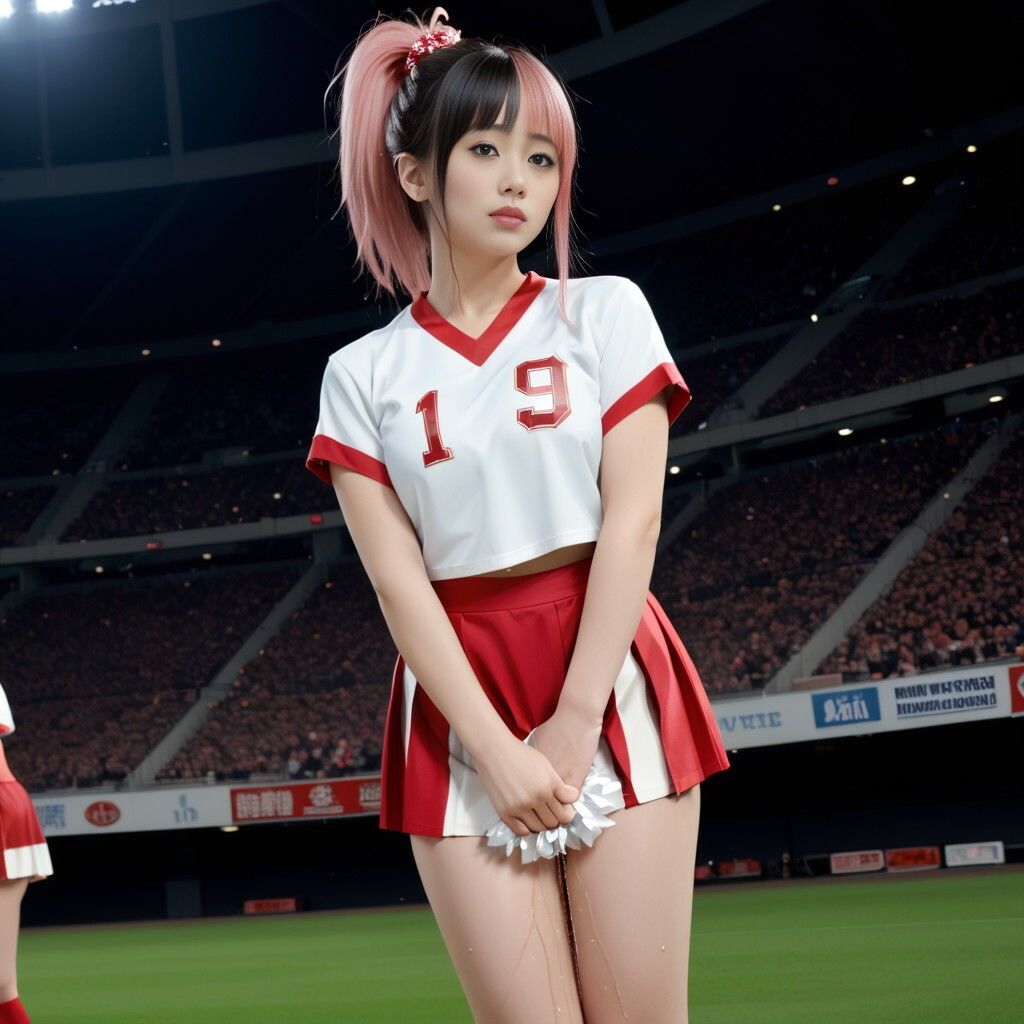 おもらしチアリーダー サンプル4ページ目