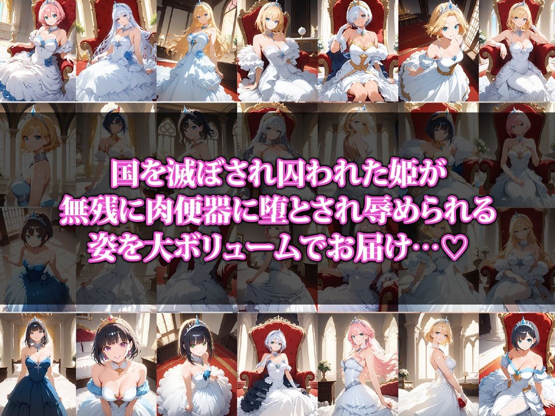 肉便器に堕とされた亡国のお姫様 サンプル1ページ目