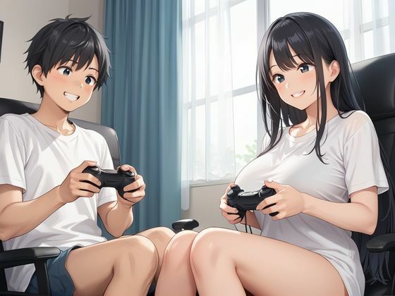巨乳な幼馴染はHが好き サンプル1ページ目
