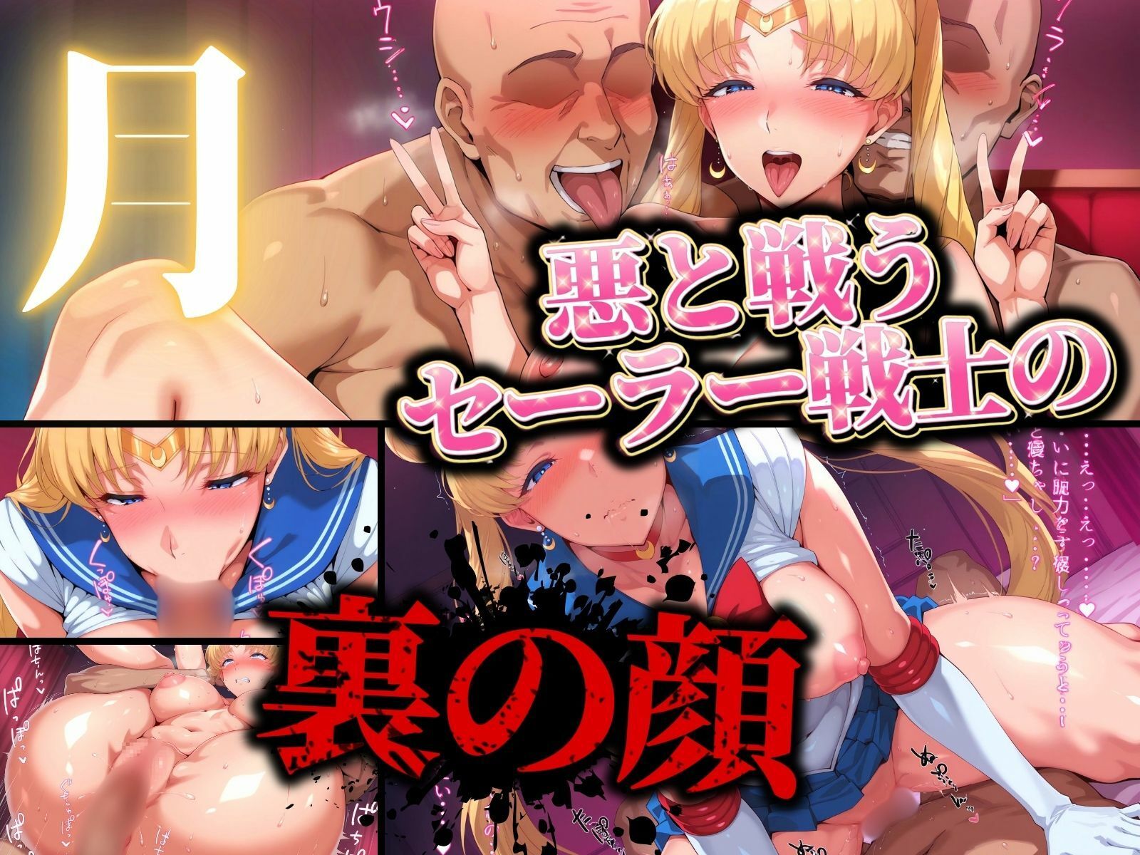 限界発情！むんむんムーン アクメ祭！月火水木編 サンプル4ページ目