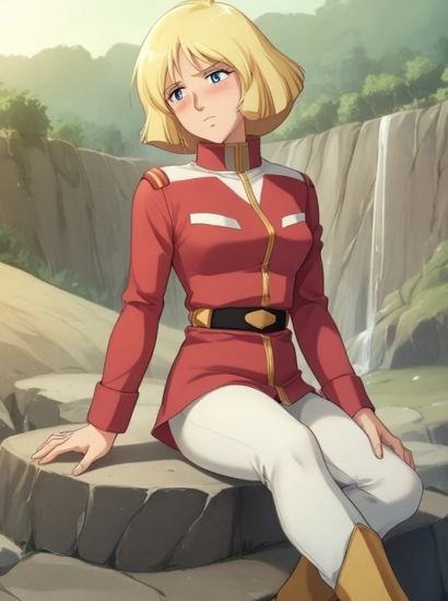 機動戦士ガンダムのセイラ・マスから送られてきた自撮り写真 サンプル1ページ目