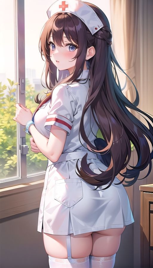 茶髪天然美女ナース サンプル2ページ目