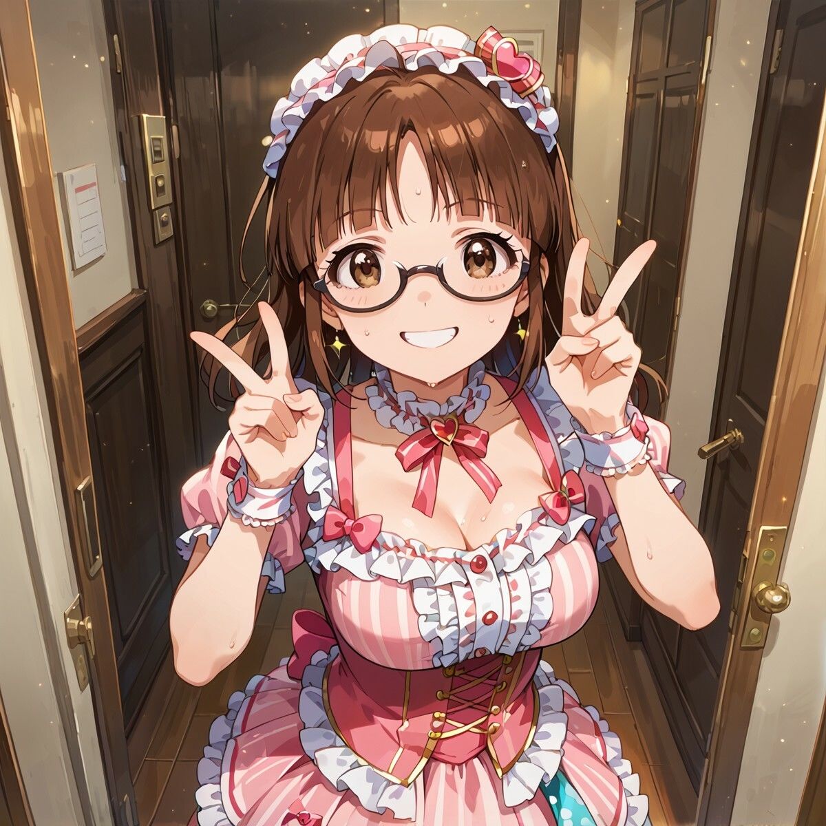 弱者男性の汚部屋で性的奉仕するアイドル 秋◯律子 サンプル2ページ目