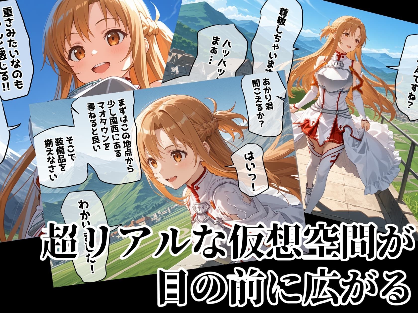 【SAO】テストプレイしてたら博士とゴブリンに犯●れました 【アスナ】 サンプル2ページ目