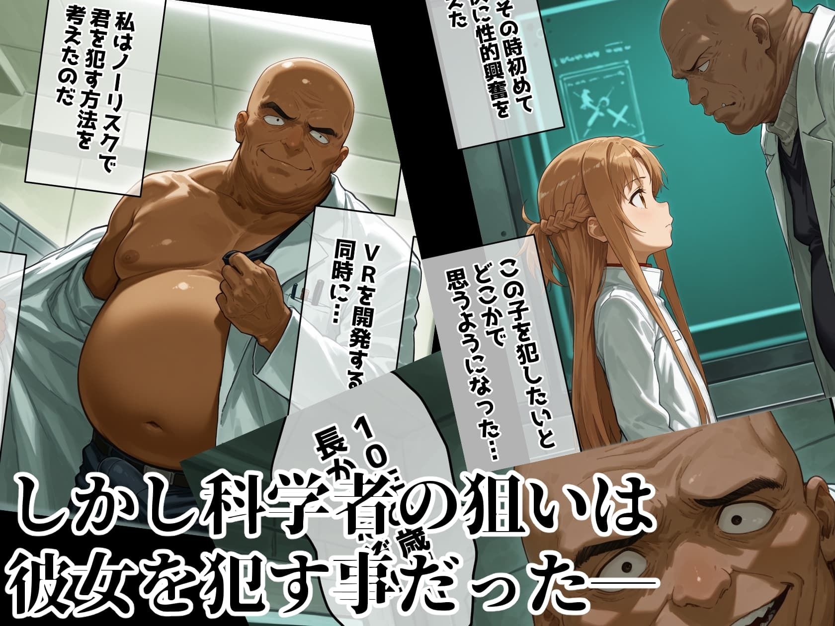 【SAO】テストプレイしてたら博士とゴブリンに犯●れました 【アスナ】 サンプル3ページ目