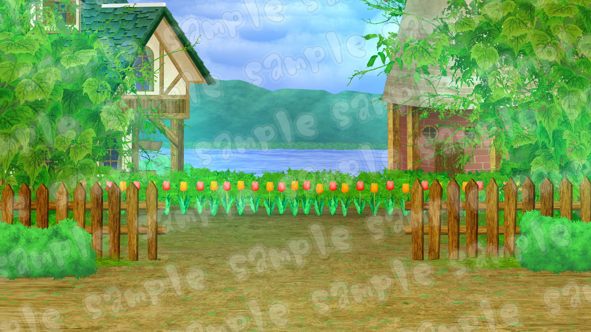 ファンタジー背景素材集Vol3 サンプル4ページ目