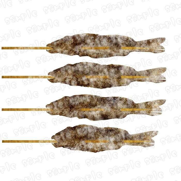 焼き魚素材集 サンプル1ページ目