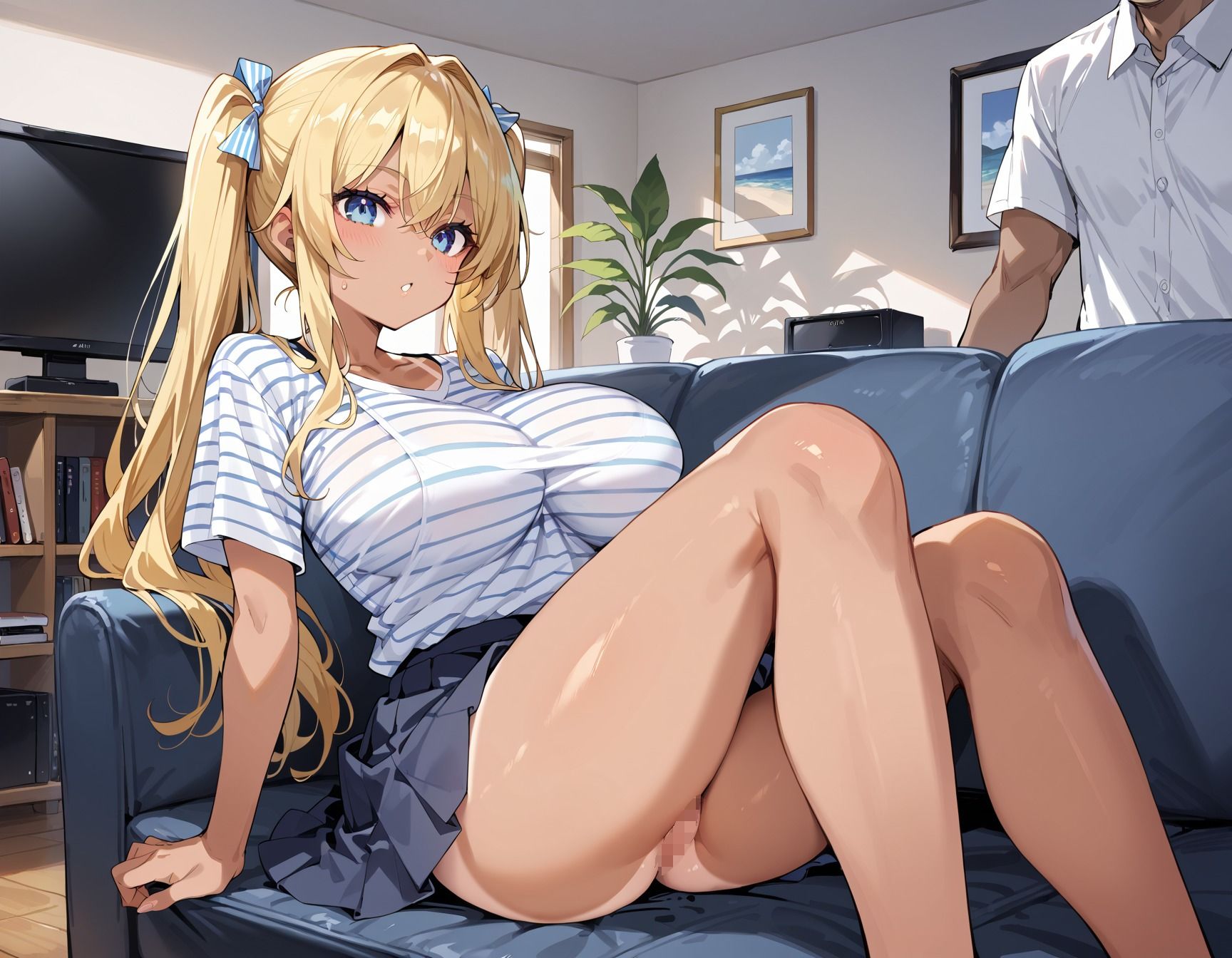 【高画質画像集】おちんぽ依存の爆乳ギャルJK妹 サンプル1ページ目