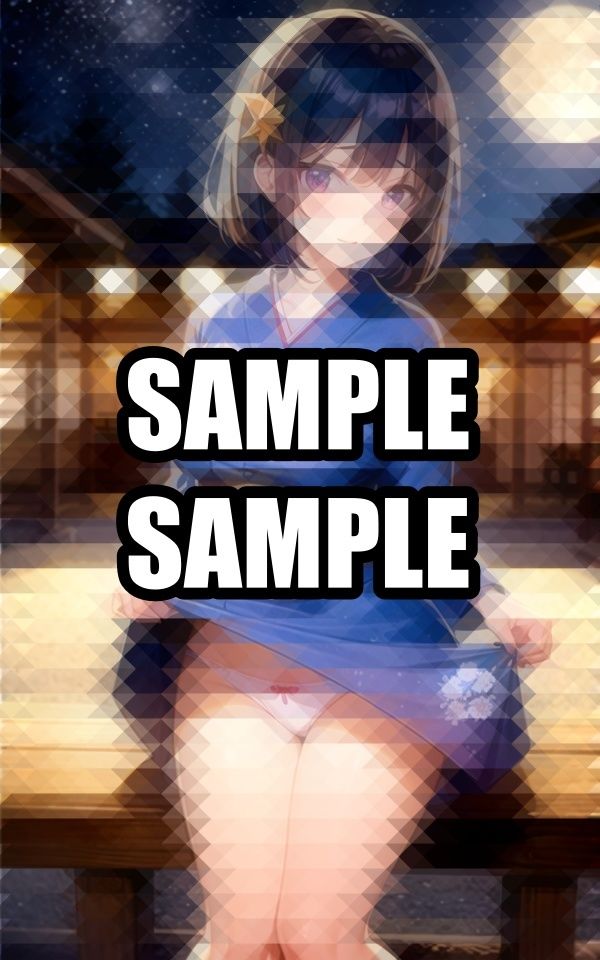 月明かりの着物美女イラスト集 サンプル2ページ目