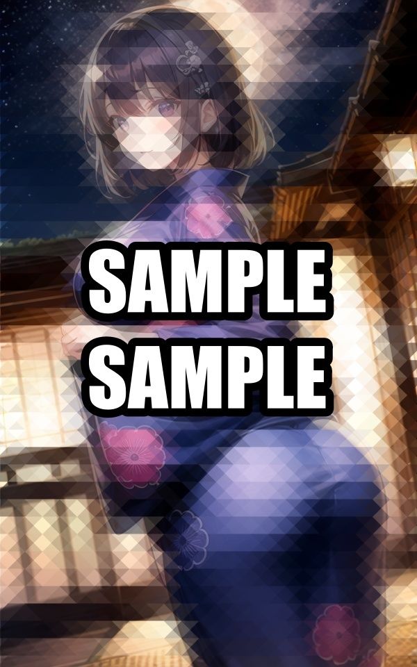 月明かりの着物美女イラスト集 サンプル4ページ目