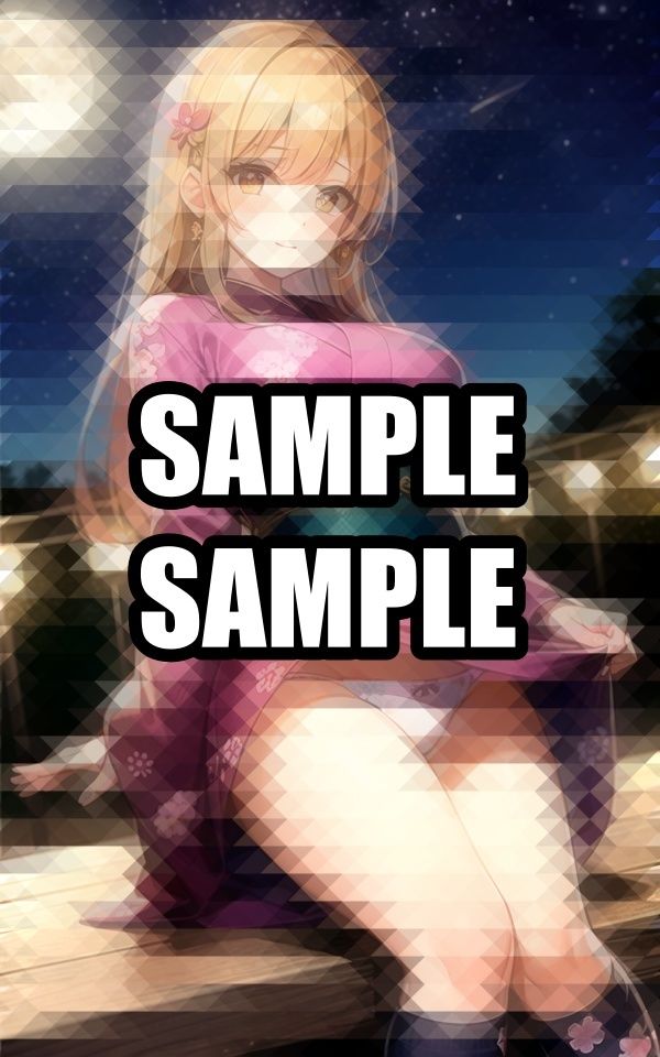月明かりの着物美女イラスト集 サンプル7ページ目