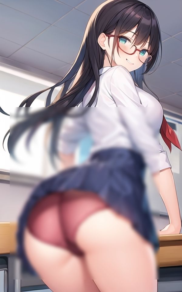 エッチなパンチラ 後ろから見てもいいよ サンプル4ページ目