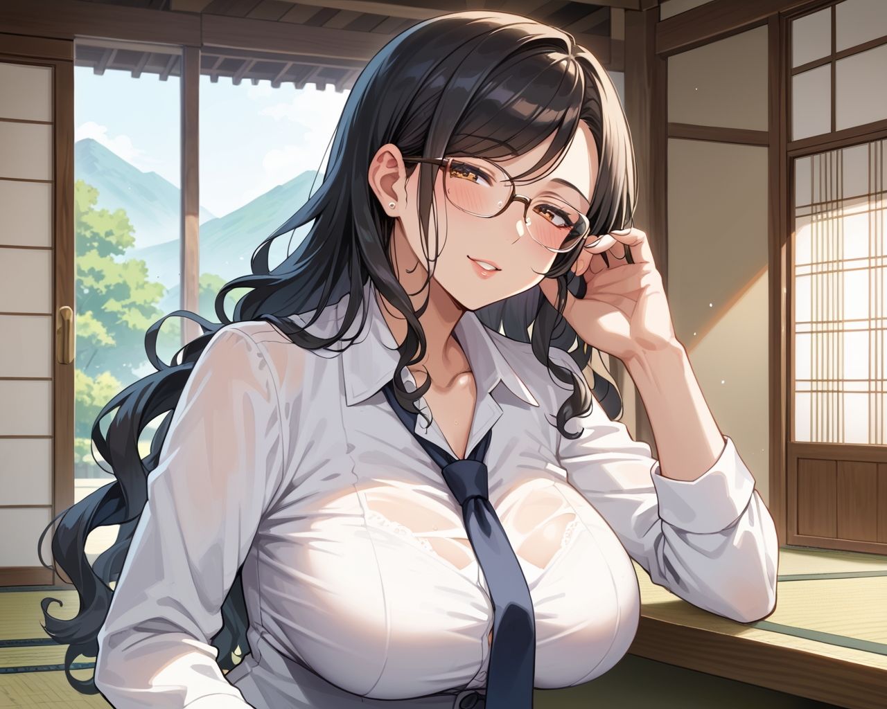 爆乳ママ淫乱解禁 サンプル1ページ目