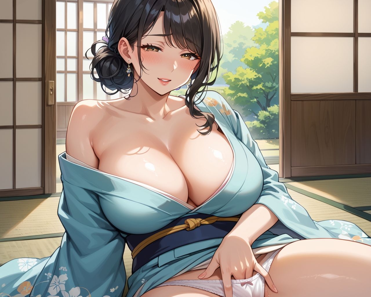 爆乳ママ淫乱解禁 サンプル4ページ目
