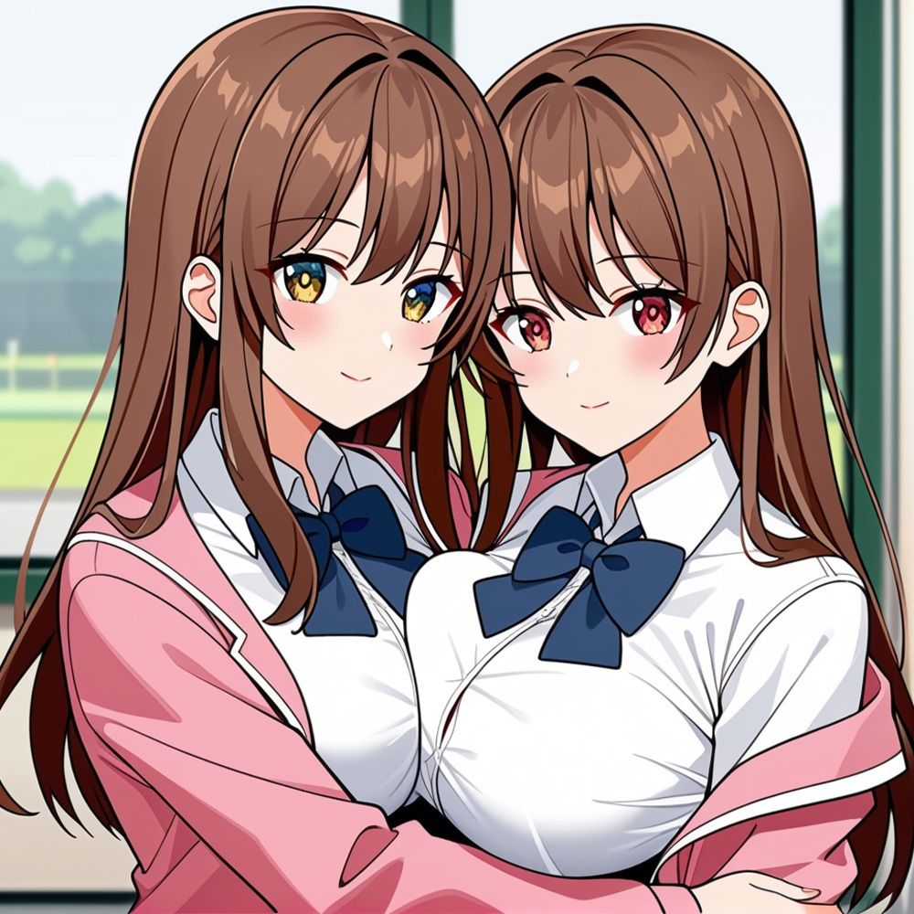 双子女子校生 サンプル1ページ目