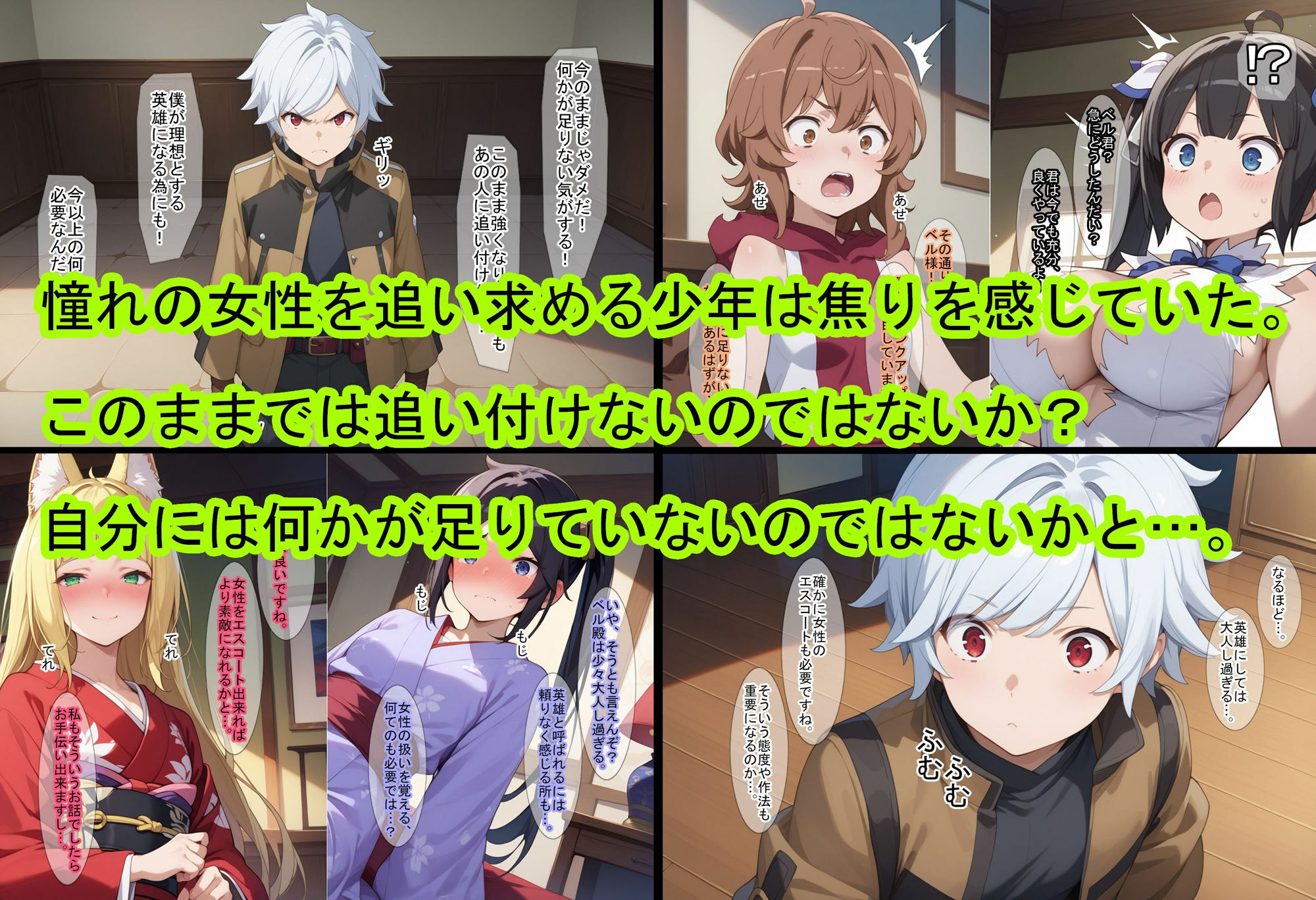 【ダン〇ち】レアスキル発現でハーレムを作った英雄の物語 サンプル1ページ目