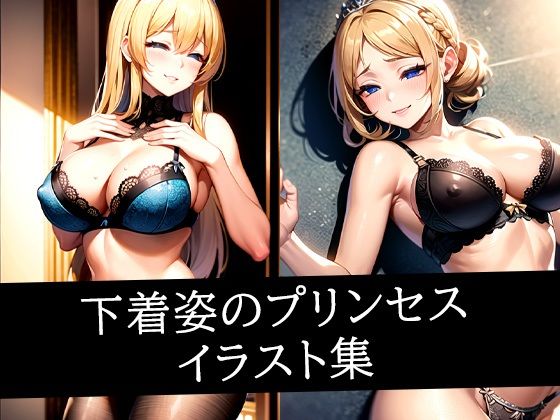 下着姿のプリンセスイラスト集