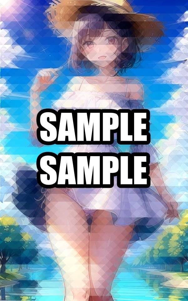 真夏のワンピース美女イラスト集 サンプル1ページ目