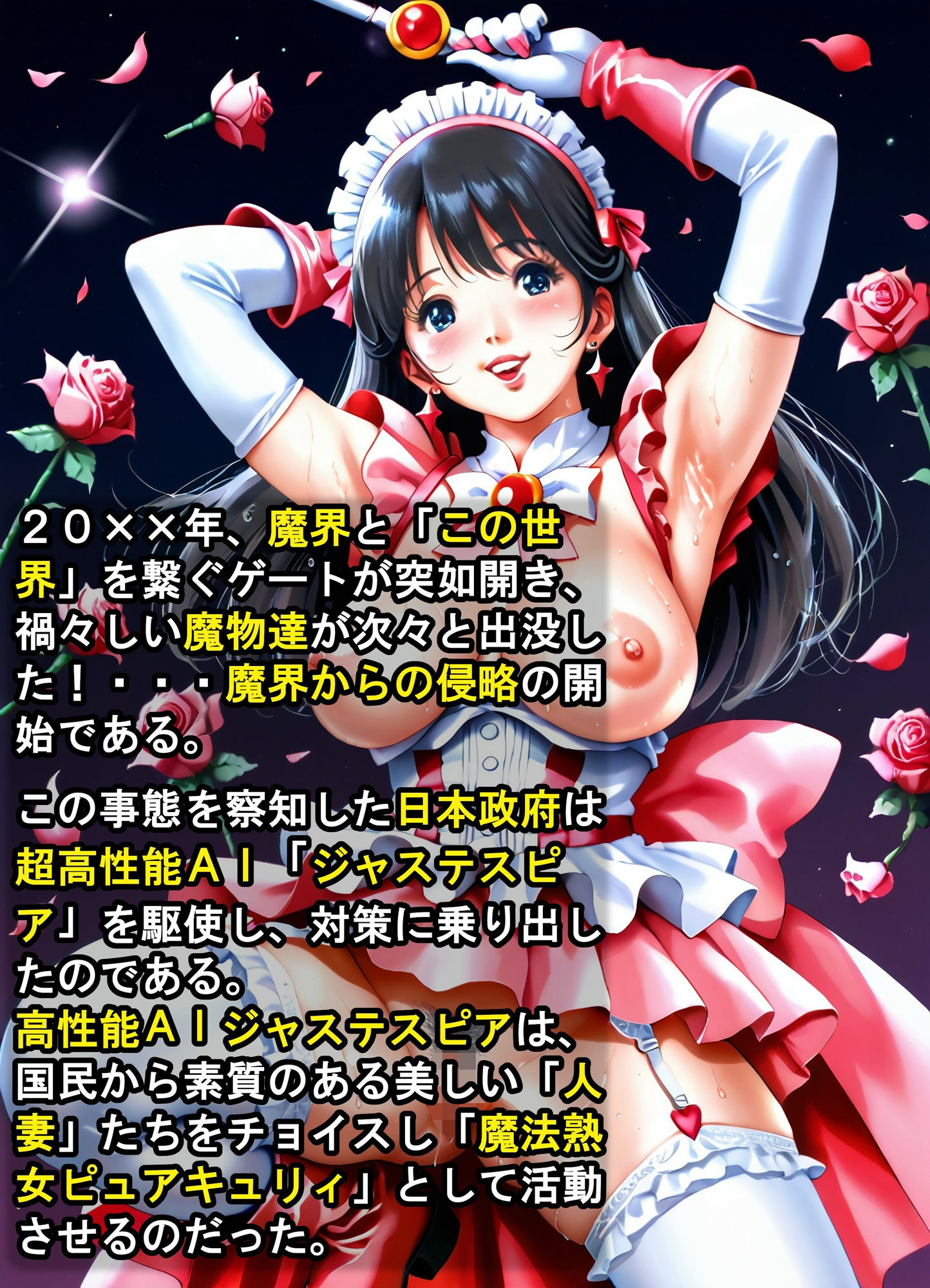 魔法熟女ピュアキュリィ2  〜魔法熟女エッチに推参！〜 サンプル2ページ目