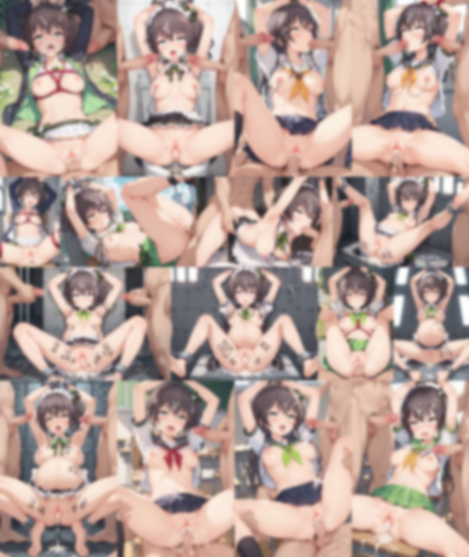 夏色ま◯り コスプレ孕まされ肉便器 サンプル3ページ目