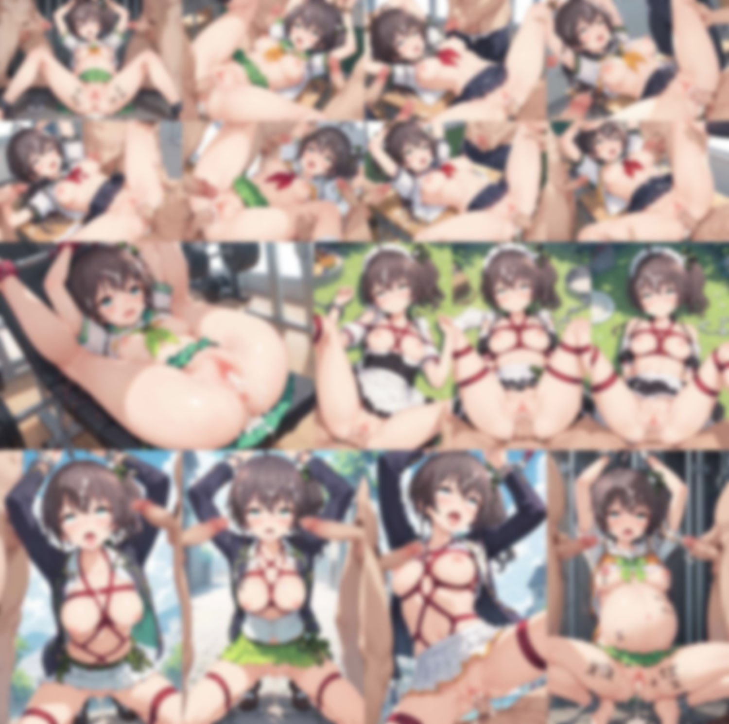夏色ま◯り コスプレ孕まされ肉便器 サンプル5ページ目