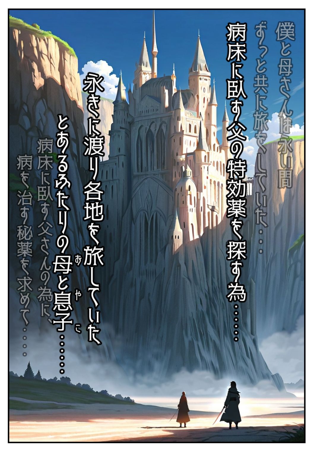 宿屋で母さんとキ〇タマカラになるまでしこたまSEXした話し。 サンプル2ページ目